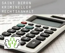 Saint-Béron  krimineller rechtsanwalt