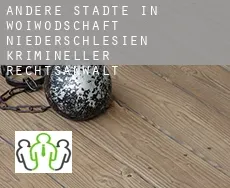 Andere Städte in Woiwodschaft Niederschlesien  krimineller rechtsanwalt