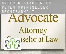 Anderen Städten in Peten krimineller rechtsanwalt