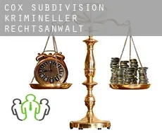 Cox Subdivision  krimineller rechtsanwalt