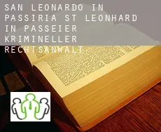 St. Leonhard in Passeier krimineller rechtsanwalt