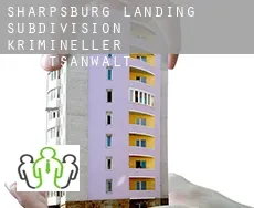 Sharpsburg Landing Subdivision  krimineller rechtsanwalt