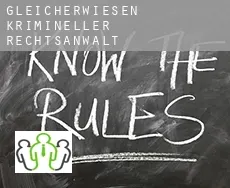 Gleicherwiesen  krimineller rechtsanwalt