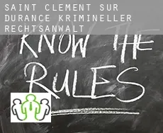 Saint-Clément-sur-Durance  krimineller rechtsanwalt