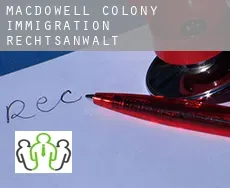 MacDowell Colony  immigration rechtsanwalt