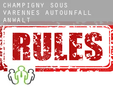 Champigny-sous-Varennes  Autounfall Anwalt