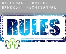 Ballinagee Bridge  bankrott rechtsanwalt