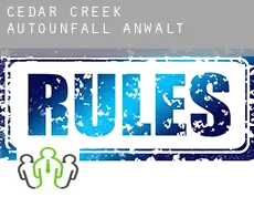 Cedar Creek  Autounfall Anwalt