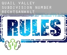 Quail Valley Subdivision Number 3  rechtsanwalt