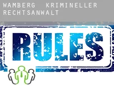Wamberg  krimineller rechtsanwalt